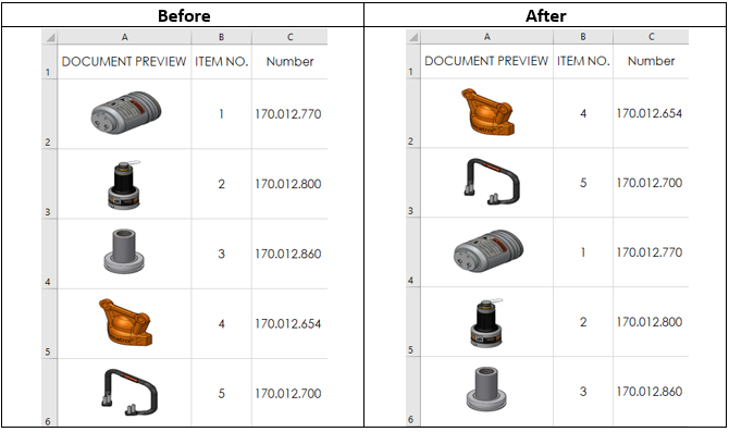 将SolidWorks物料清单导出到Excel时可带缩略图了 将SolidWorks物料清单导出到Excel时可带缩略图了